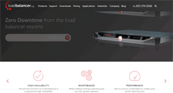 Desktop Screenshot of loadbalancer.org